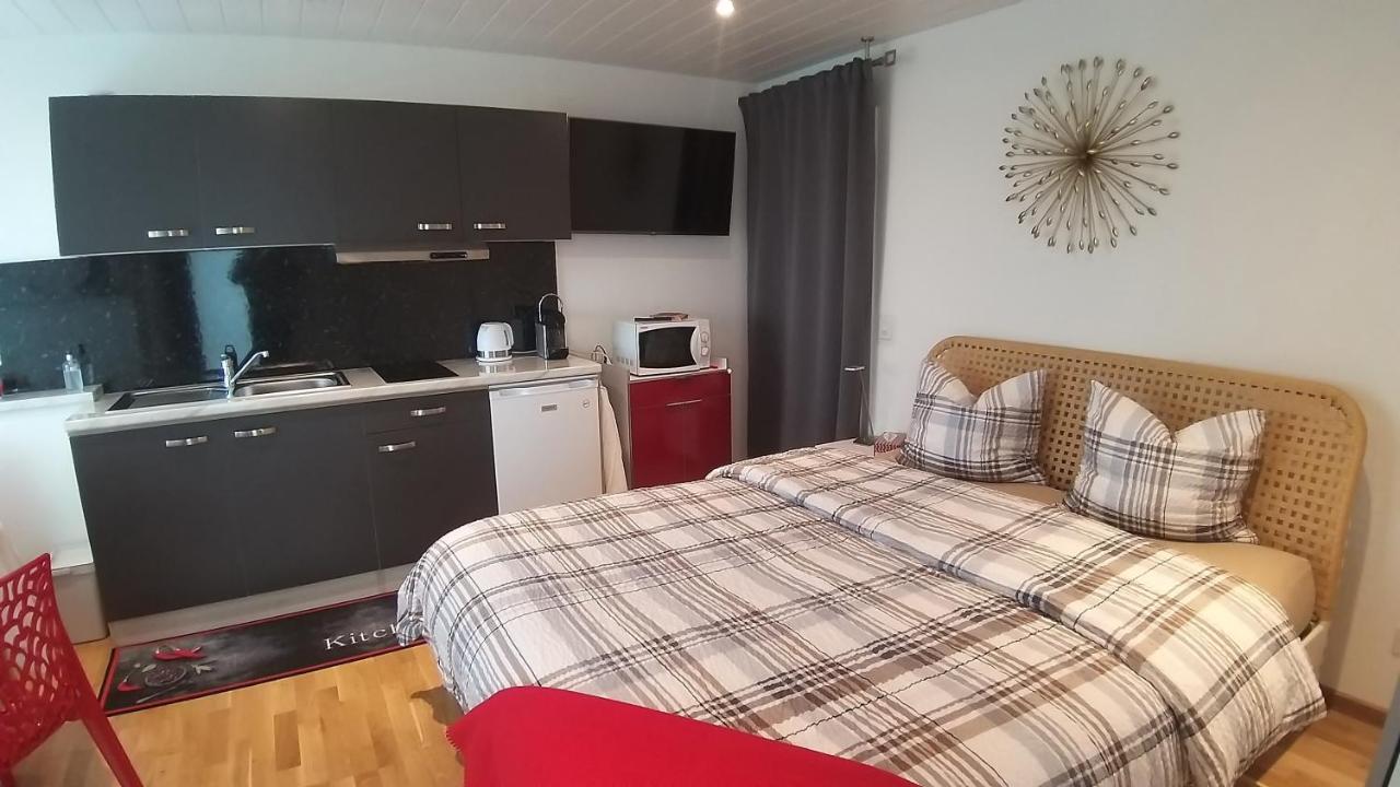 Beau Studio Avec Terrasse Et Vue Exclusivement Pour Non Fumeurs Belmont-sur-Lausanne Exterior foto
